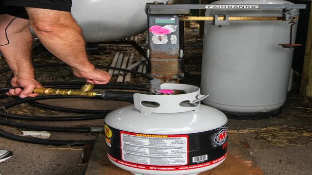 how to connect 3 propane tanks together