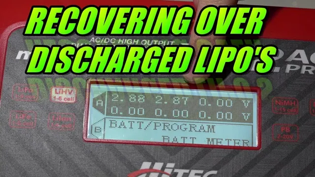 how to recover lipo battery