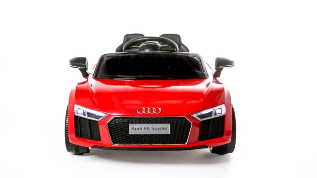 Rev up your child’s excitement with our 12V Audi Electric Battery-Powered Ride-On Car in Red – Perfect for Kids!