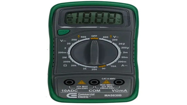 commercial electric use and care guide multimeter