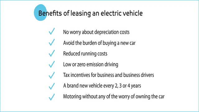 company benefits of leasing an electric car
