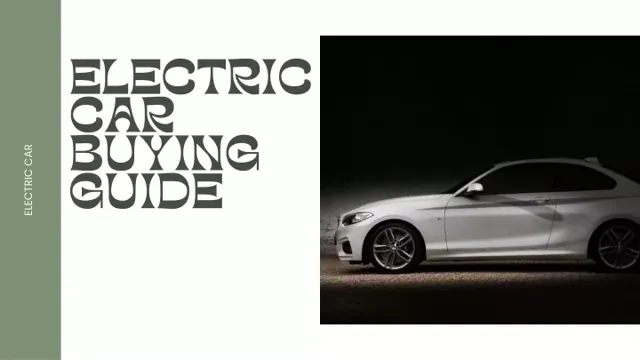 electric car buying guide 2023