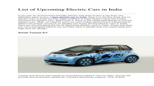 who will benefit from electric cars in india