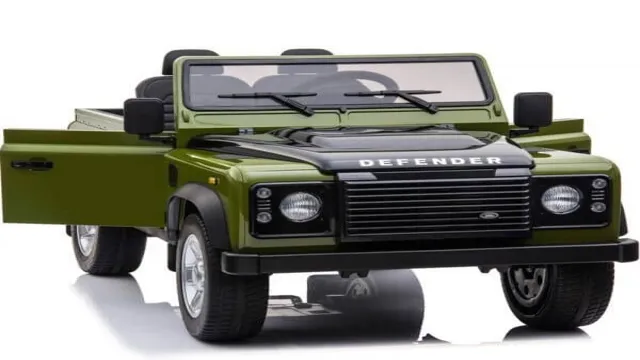 Exploring New Adventures with the 12V Land Rover Electric Battery-Powered Ride-On Car for Kids