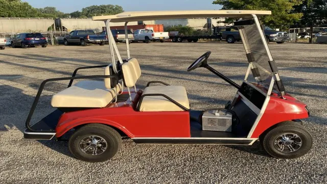 1998 club car electric golf cart 48 volt 6v batteries