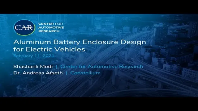 aluminum for battery containers in electric cars