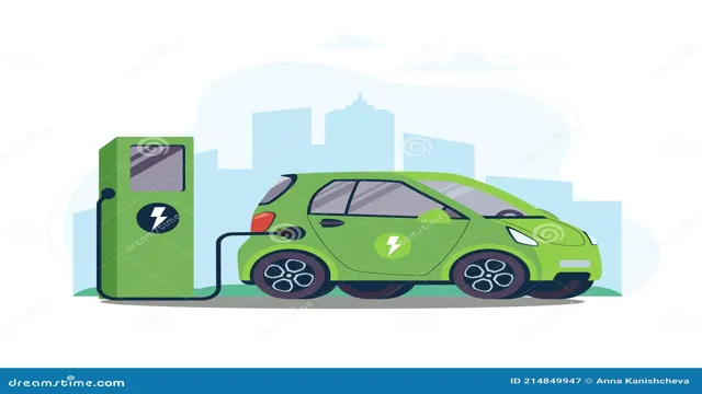battery electric car animation