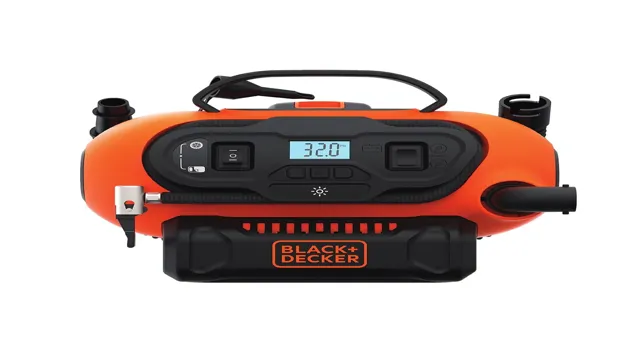 Rev Up Your Ride with Black Decker’s Powerful Lithium-Ion Battery Car Electric Air Inflator