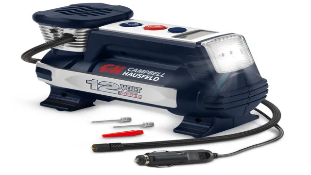 Power up Your Wheels on-the-Go with Campbell Hausfeld Battery Car Electric Air Inflator – A Must-Have for Every Driver!
