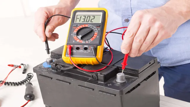 checking electric current of car battery