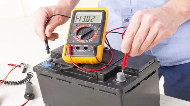 commercial electric meter how to check car battery voltage