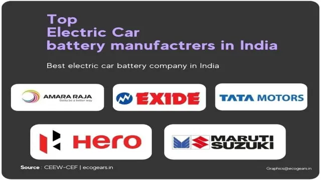 companies that make electric car batteries in india