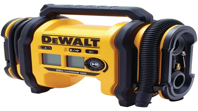 Dewalt Li-Ion Battery Car Electric Air Inflator: The Efficient Way to Maintain Optimal Tire Pressure