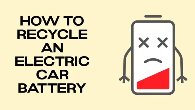 electric car batteries disposal plan united states