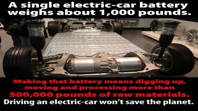 electric car battery 1000 pounds