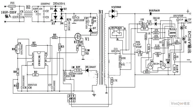 electric car battery circuit