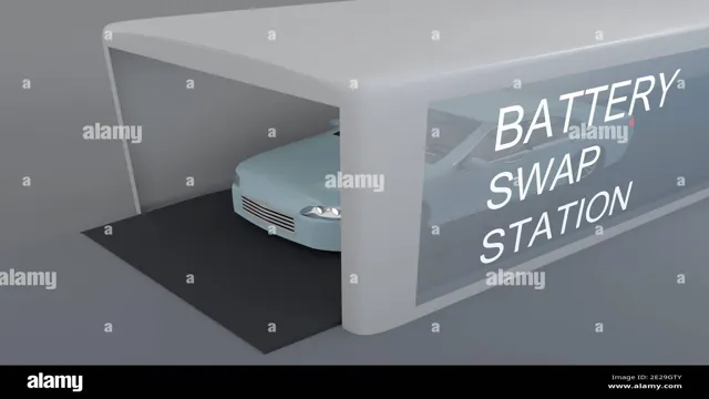 electric car battery swap station