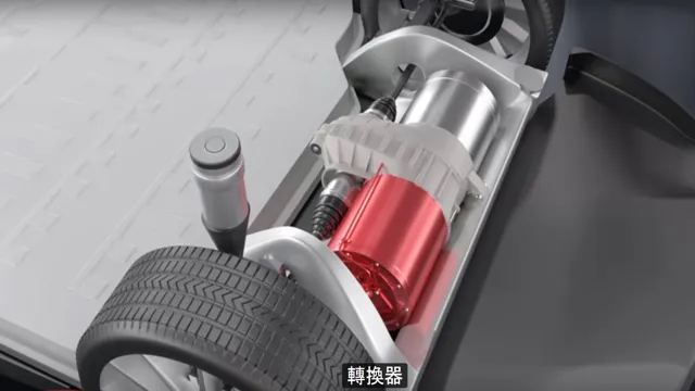 electric car motor and battery