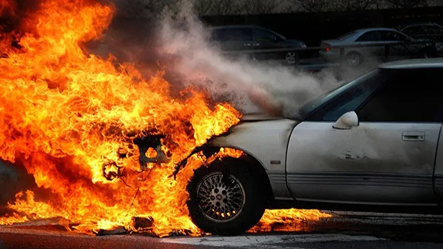 electric car safety battery fire