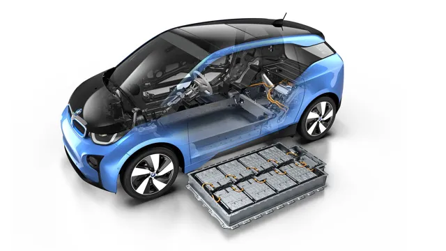 electric car with lithium battery