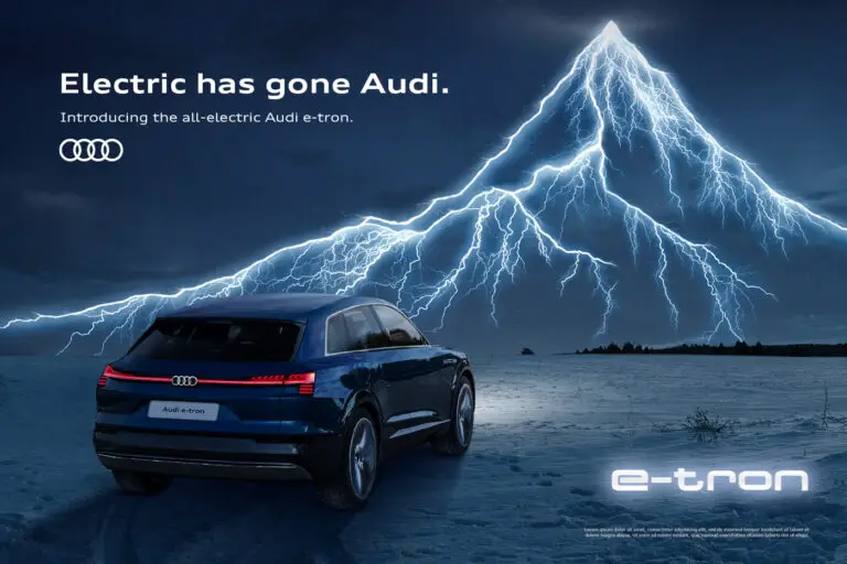 Audi Electric Car Advertisement