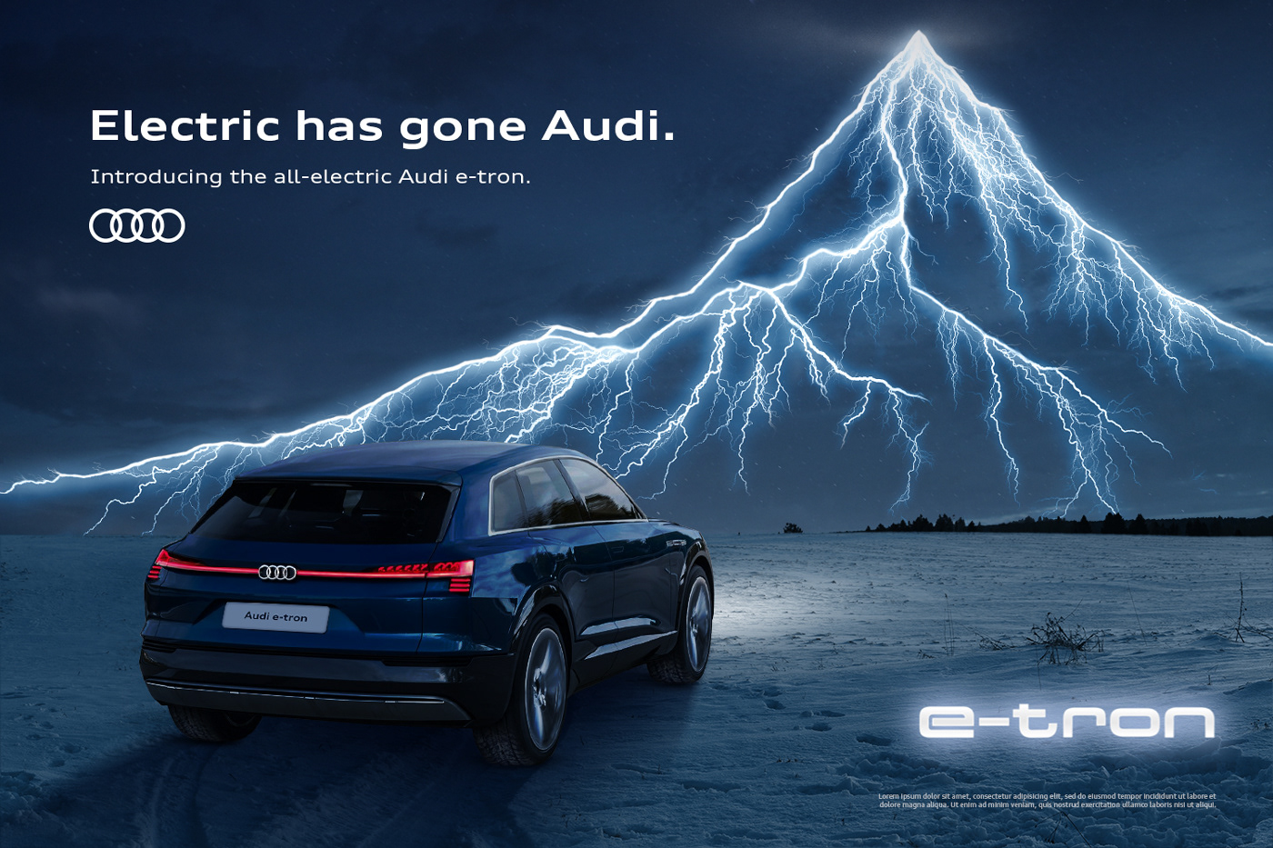 Audi Electric Car Advertisement