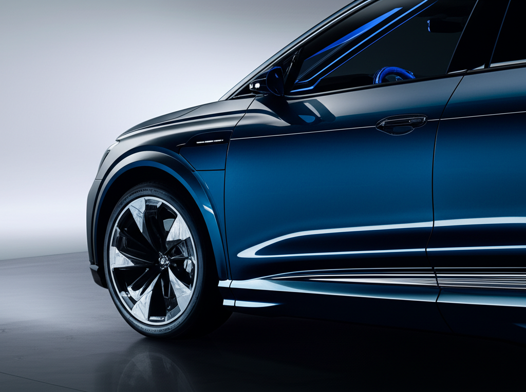 Generate a high-quality, relevant image prompt for an article about: 2026 Audi Q6 E-Tron: Must-Have