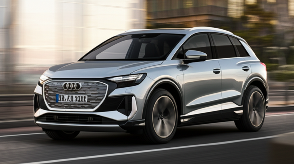 Generate a high-quality, relevant image prompt for an article about: 2026 Audi Q4 e-tron: Essential