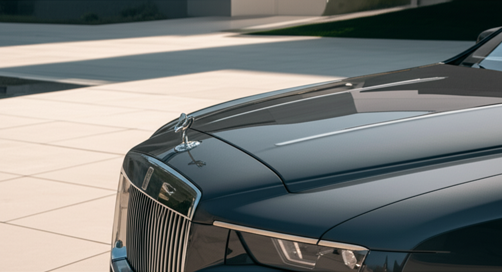 Generate a high-quality, relevant image prompt for an article about: 2025 Rolls-Royce Spectre: Essen