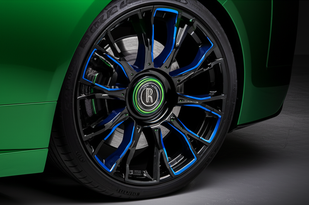 Generate a high-quality, relevant image prompt for an article about: Rolls-Royce Spectre Mansory: Ex