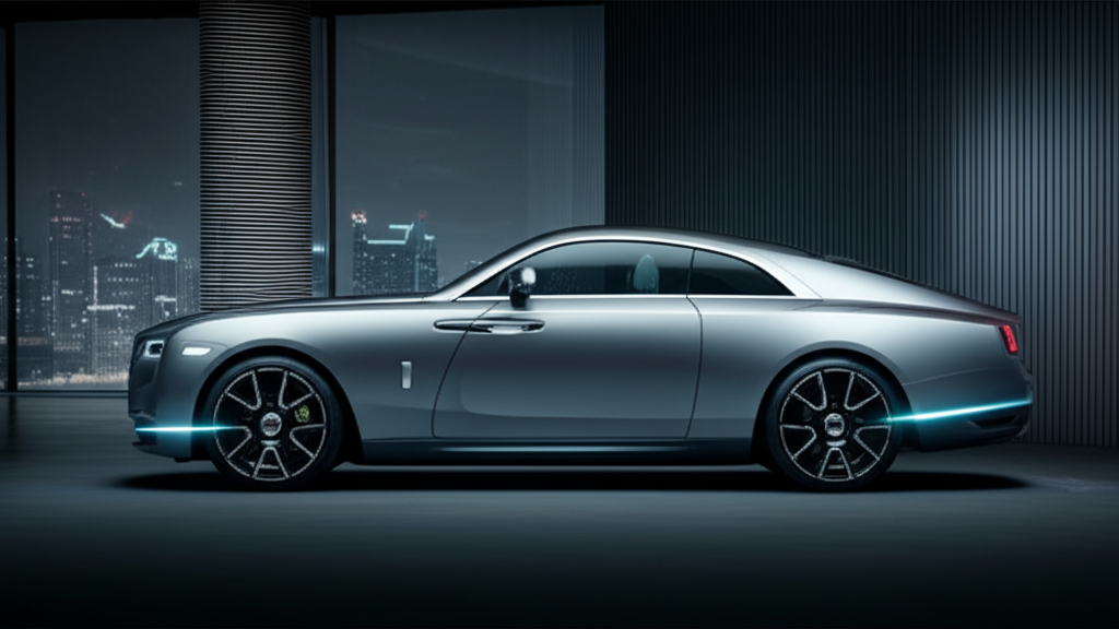 Generate a high-quality, relevant image prompt for an article about: Rolls Royce Spectre Price Pakis