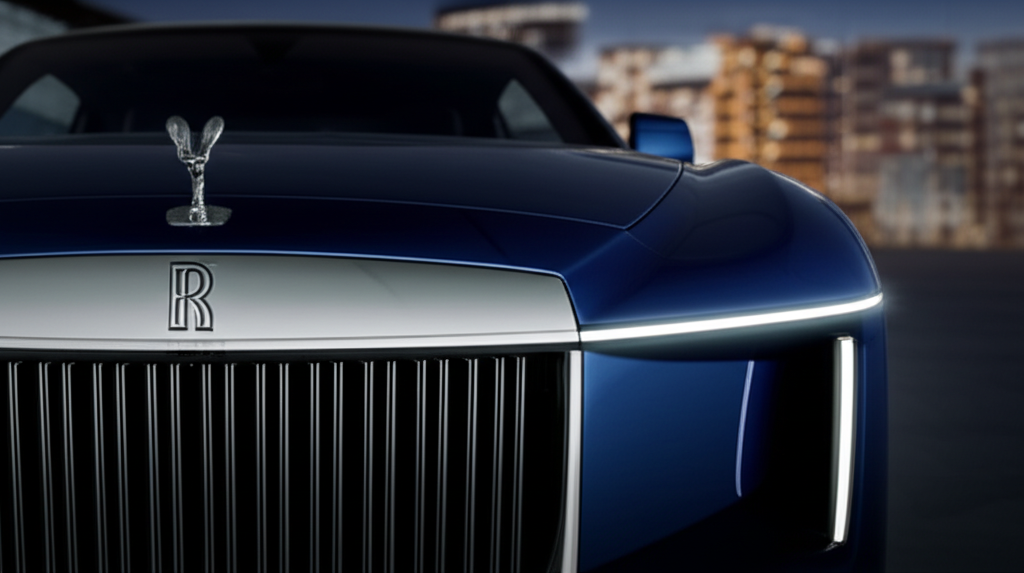 Generate a high-quality, relevant image prompt for an article about: Rolls-Royce 2025 Spectre: Essen