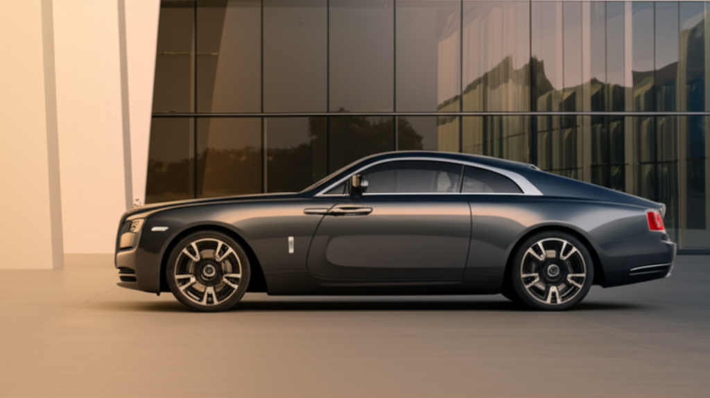 Generate a high-quality, relevant image prompt for an article about: Rolls-Royce Spectre Coupe: Your