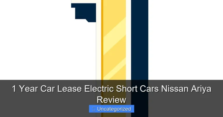 1 Year Car Lease Electric Short Cars Nissan Ariya Review