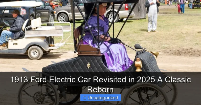 1913 Ford Electric Car Revisited in 2025 A Classic Reborn