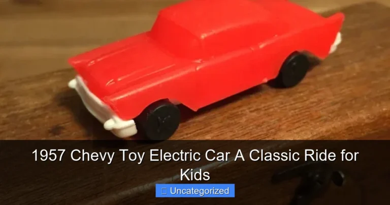1957 Chevy Toy Electric Car A Classic Ride for Kids