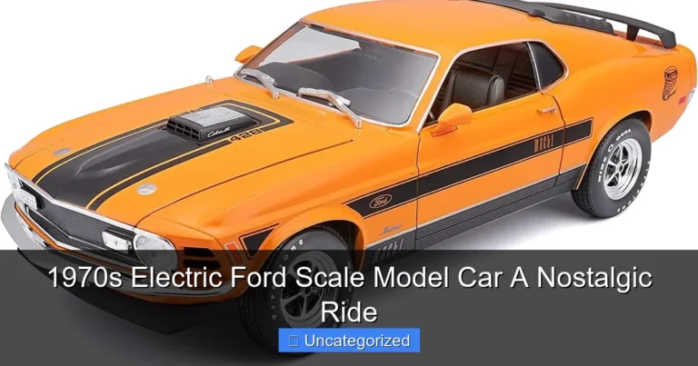 1970s Electric Ford Scale Model Car A Nostalgic Ride