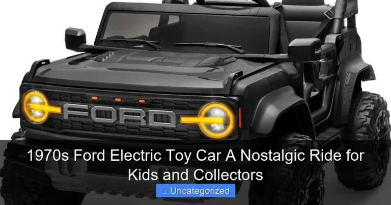1970s Ford Electric Toy Car A Nostalgic Ride for Kids and Collectors