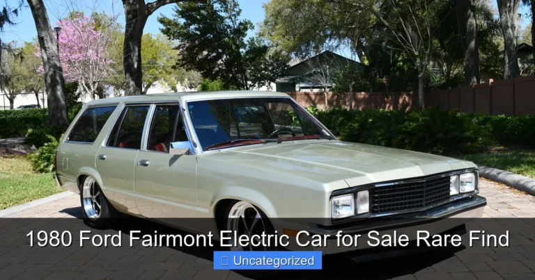 1980 Ford Fairmont Electric Car for Sale Rare Find