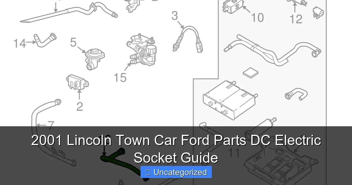 2001 Lincoln Town Car Ford Parts DC Electric Socket Guide