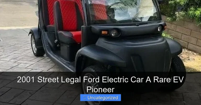2001 Street Legal Ford Electric Car A Rare EV Pioneer