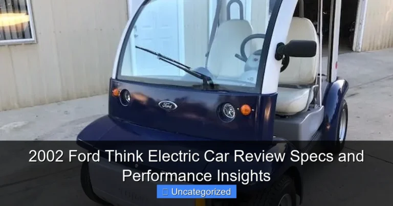 2002 Ford Think Electric Car Review Specs and Performance Insights