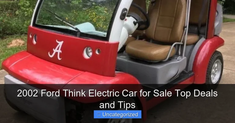 2002 Ford Think Electric Car for Sale Top Deals and Tips