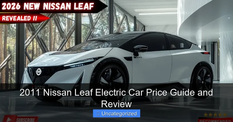 2011 Nissan Leaf Electric Car Price Guide and Review