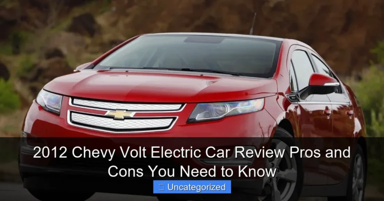2012 Chevy Volt Electric Car Review Pros and Cons You Need to Know
