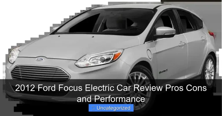 2012 Ford Focus Electric Car Review Pros Cons and Performance
