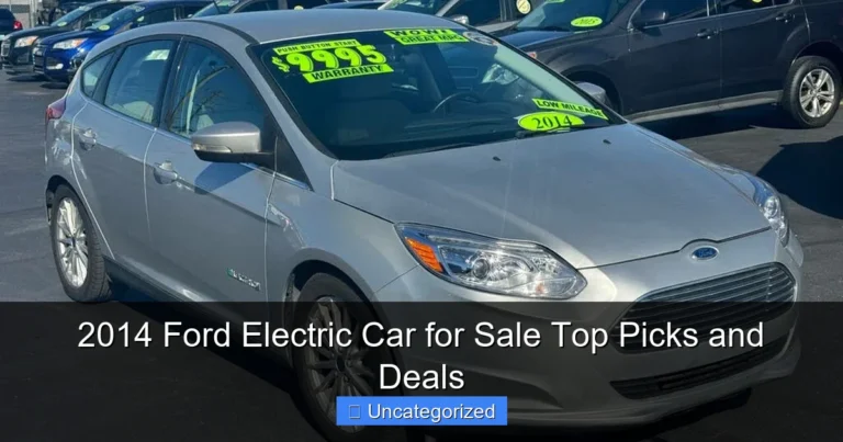 2014 Ford Electric Car for Sale Top Picks and Deals