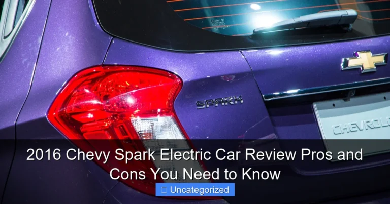 2016 Chevy Spark Electric Car Review Pros and Cons You Need to Know