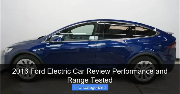 2016 Ford Electric Car Review Performance and Range Tested