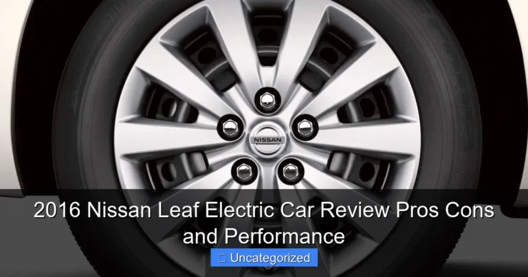 2016 Nissan Leaf Electric Car Review Pros Cons and Performance